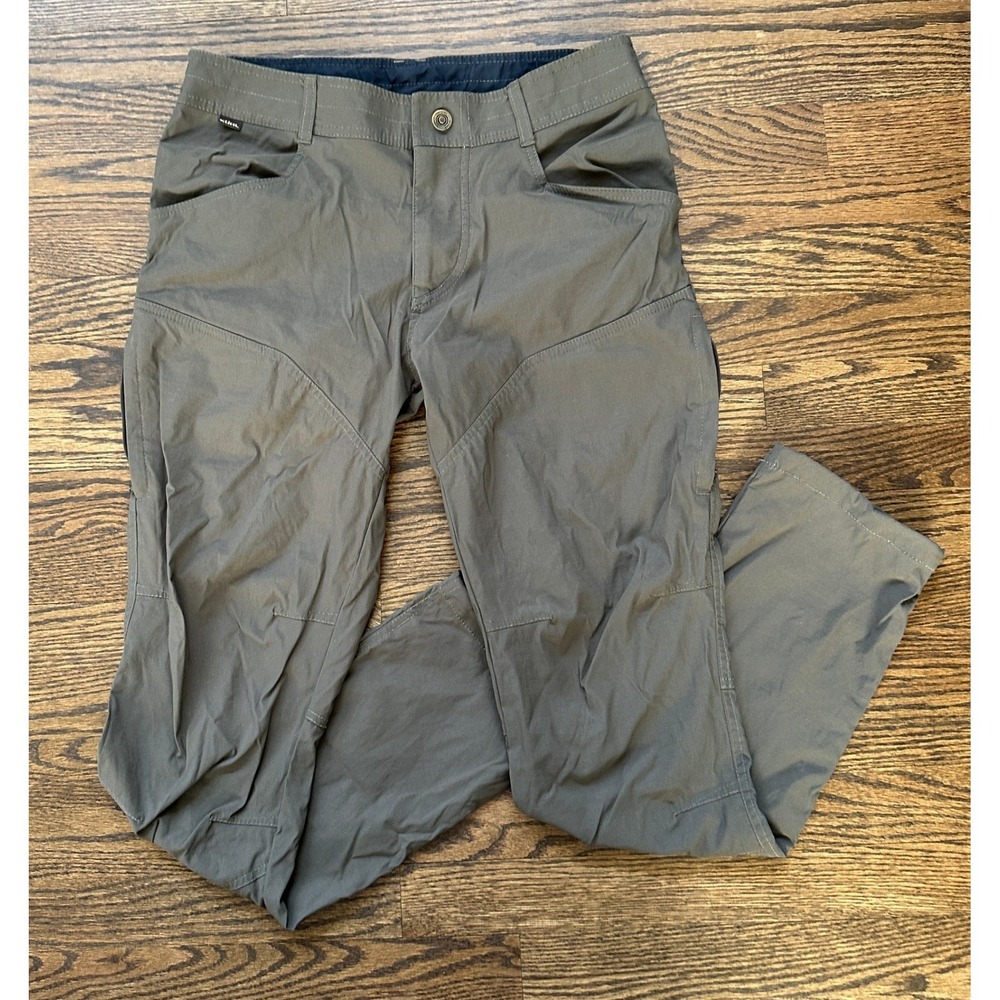Kuhl Renegade Rock Pants Mens 32x29.5 Olive Green Hiking Outdoor Technical
